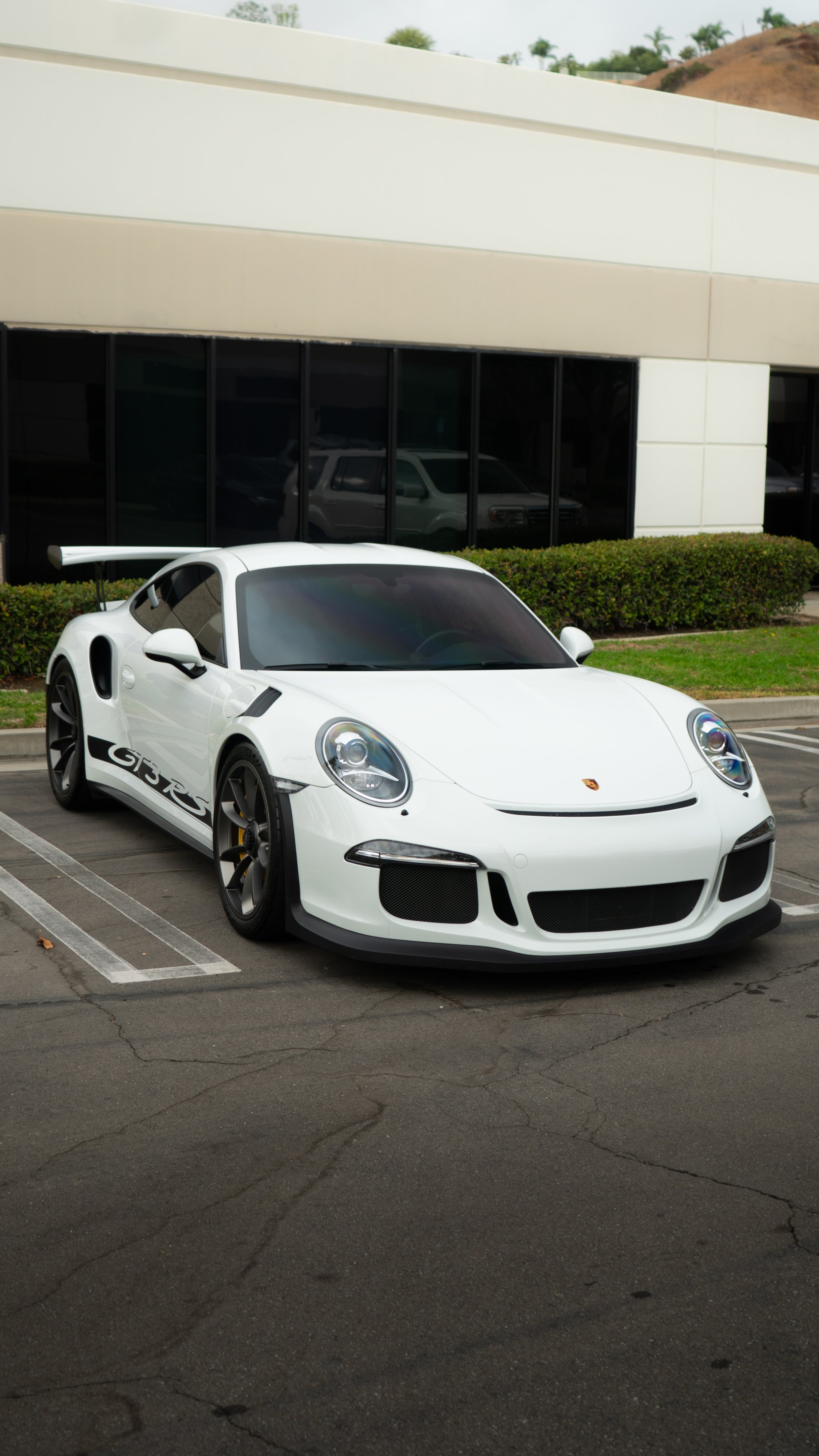 White Porsche 911 GT3 RS after ceramic coating at NDG Detailing